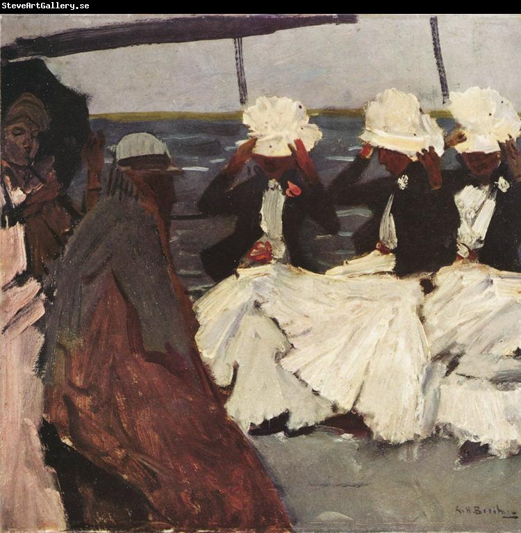 George Hendrik Breitner Three Women on Board (nn02)